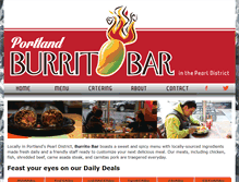 Tablet Screenshot of portlandburritobar.com